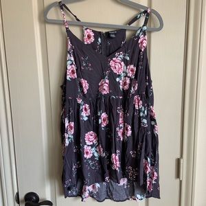 Torrid floral tank top